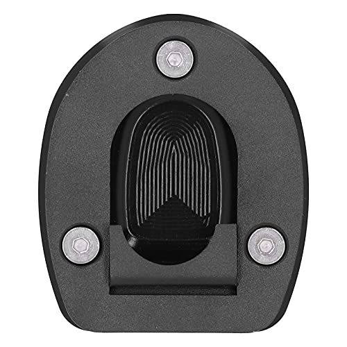 Tbest Vespa seitenständer Platte,Motorradständer Pad, Motorrad Ständer Pad Seitenständer Vergrößerungsplatte Ersatz für Vespa GTS 250 300 2013-2019(schwarz) von Tbest