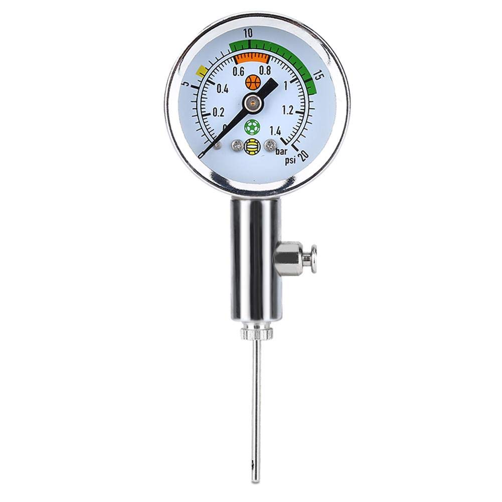 Tbest luftdruckmesser Ball,Ball druckmesser,luftdruckmesser Ball,Präzises Ballmanometer, Mini Ulitity Air Manometer Barometer-Tool Passen Sie den Druck für Basketball Fußball Volleyball Fußball von Tbest