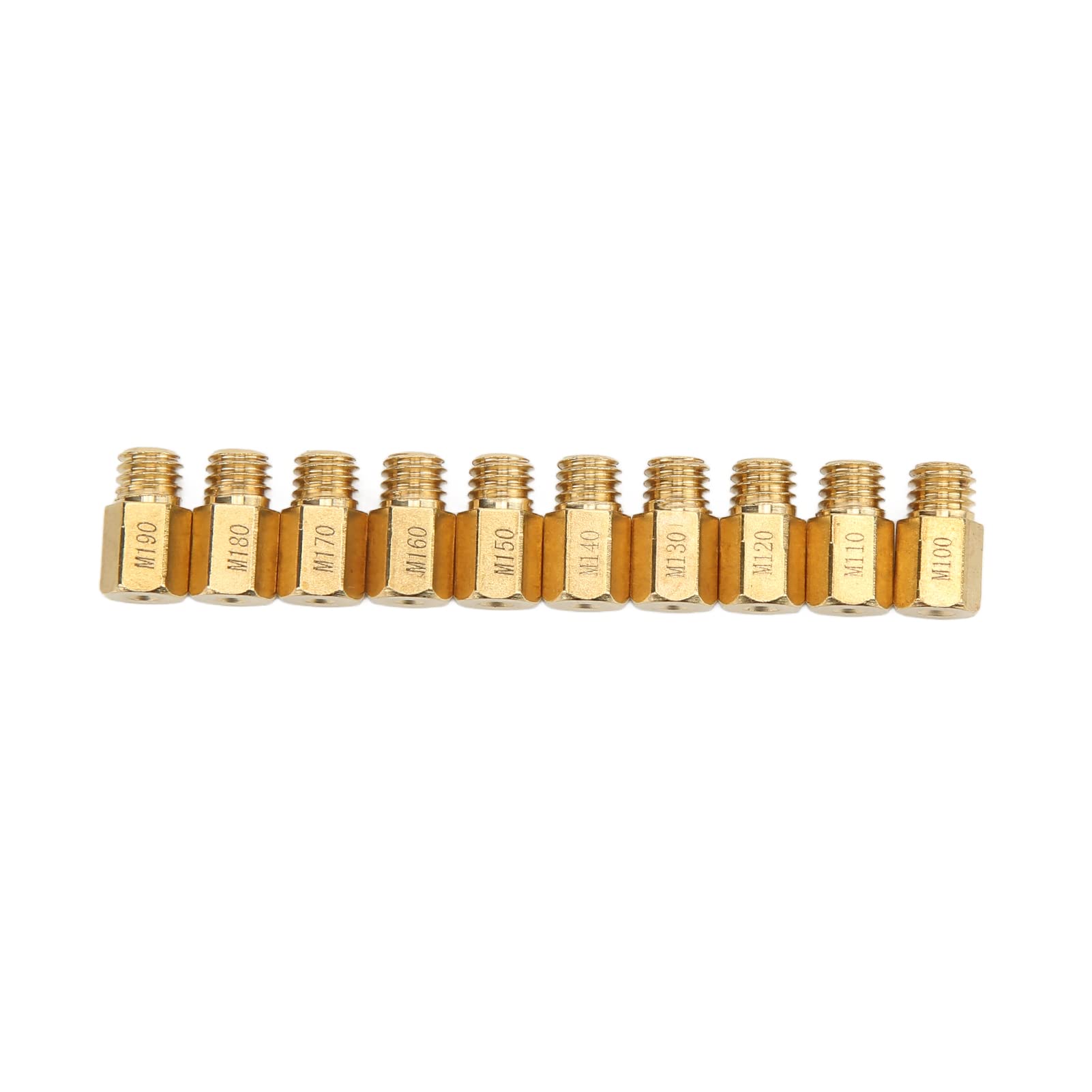 Vergaser Hauptdüsen,10PCS / Set Vergaser Hauptdüse Metall 5,2x0,75mm Gewinde Ersatz Vergaser Hauptdüse Kit für Mikuni VM TM TMX Carb von Tbest