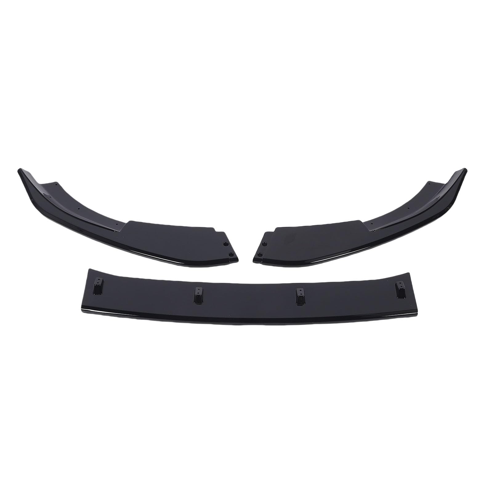 Vordere Stoßfänger-Spoiler, Front-Stoßfänger Lip Spoiler Splitter Body Kit für MK6 GTD 2008-2012 Gloss Black Enhancing Car's Ästhetik und Aerodynamische Leistung Vordere Stoßfänger-Spoiler, Front-Stoßfänger Lip Spoiler Splitter Body Kit für MK6 GTD 2008-2012 Gloss Black Enhancing Car's Ästhetik und Aerodynamische Leistung von Tbest