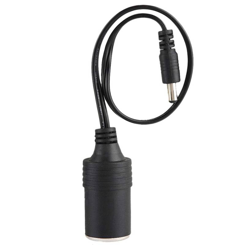 Zigarettenanzünder Buchse,Zigarettenanzünder-Stromkabel,Kfz-Zigarettenanzünder Buchse Stecker Auf Dc 5,5 Mm X 2,1 Mm Klinkenstecker-Adapter (Weiblicher Zigarettenanzünder Auf Dc) von Tbest