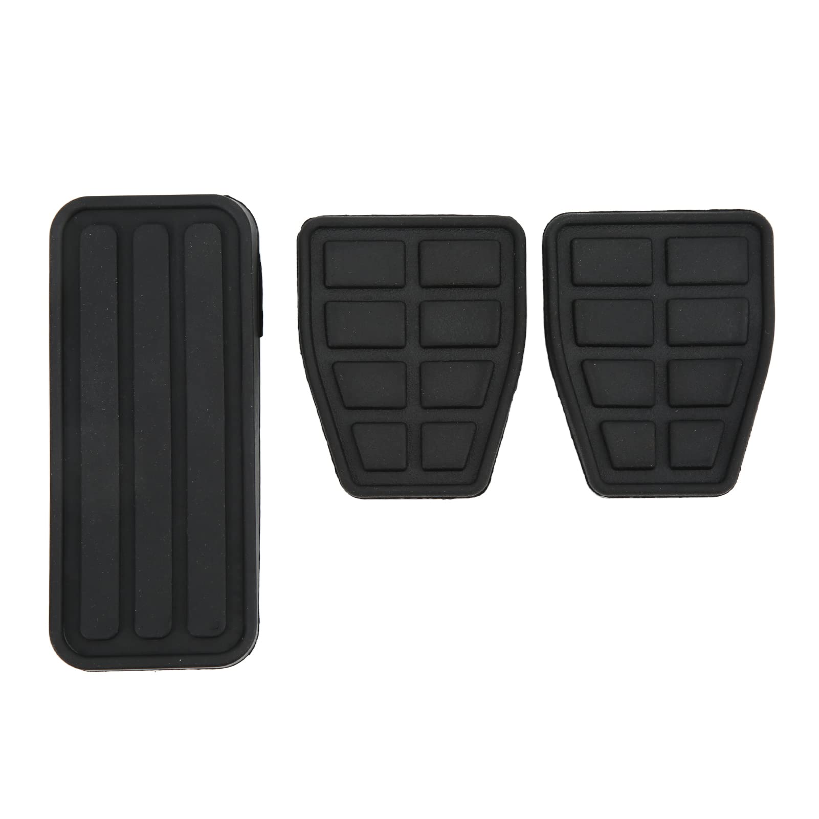 Auto Pedale Ersatz,Gummi Für Gaspedal T4,Gaspedal Pad Kit,3-Teiliges Kupplungsbrems Gaspedalpad Kit Kupplungs Bremspedal Auflage Kit Gummi Schwarz Ersatz Für T4 Transporter 1990-2003 von Tbest