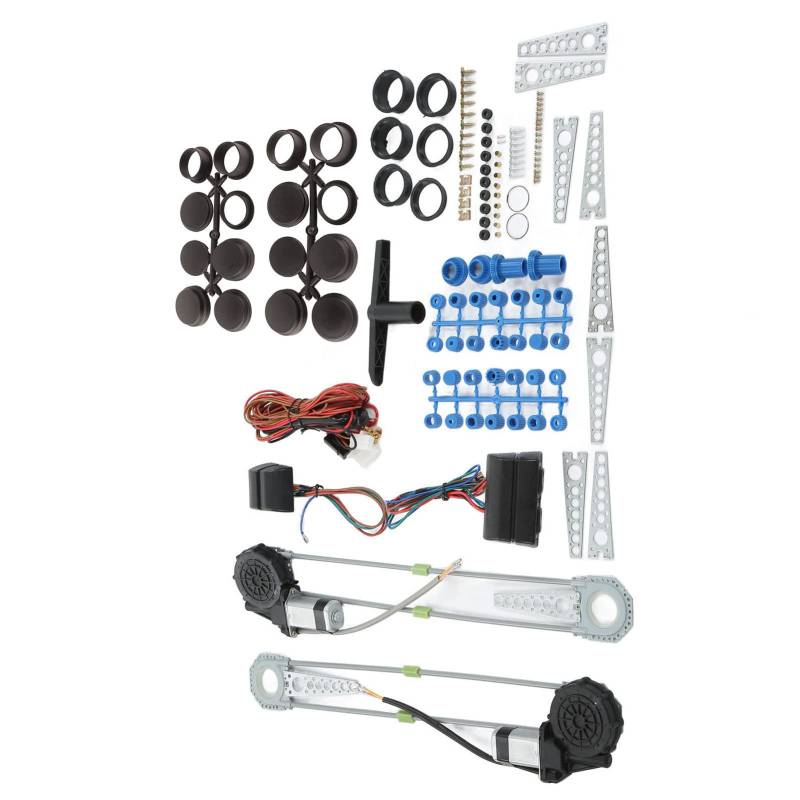 power window conversion kit,Universeller Win-Regler,Power-Win-Kit,Win-Regler und Widder,Elecc Power Win Lifter-Schalter-Umrüstsatz,Universell für 2-türige Pip Truck Van SUV von Tbest