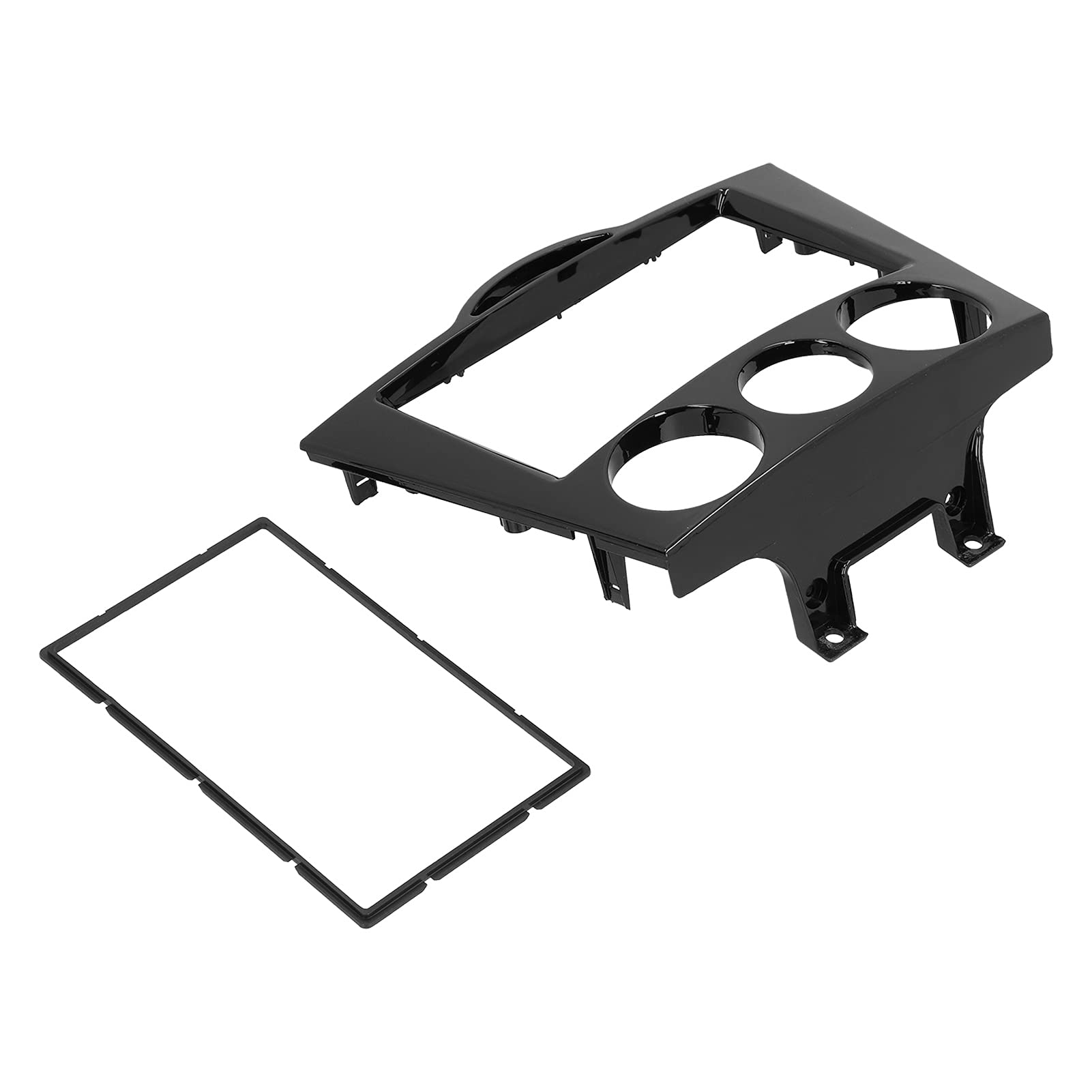 radio dash kit,2Din Radio Stereo Fascia Frame Dash CD Panel Trim Ersatz für Rx-8 2003–2008,Modifikation der Innen- und Außendekoration von Tbest