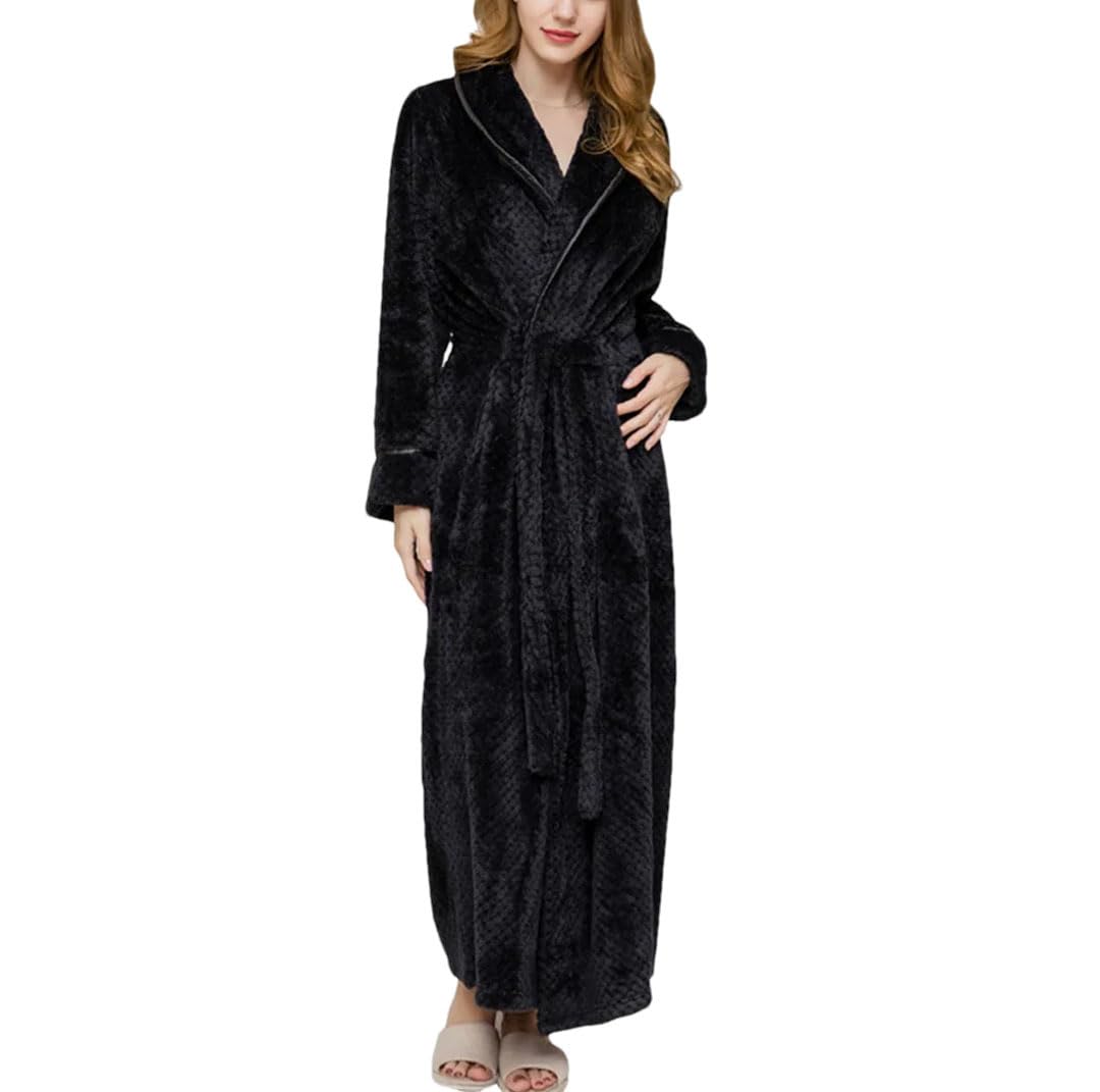 Tdvcpmkk Damen Herbst und Winter Flanell Robe Bademantel Verdickte Robe Pyjama Lose Home Kleidung von Tdvcpmkk