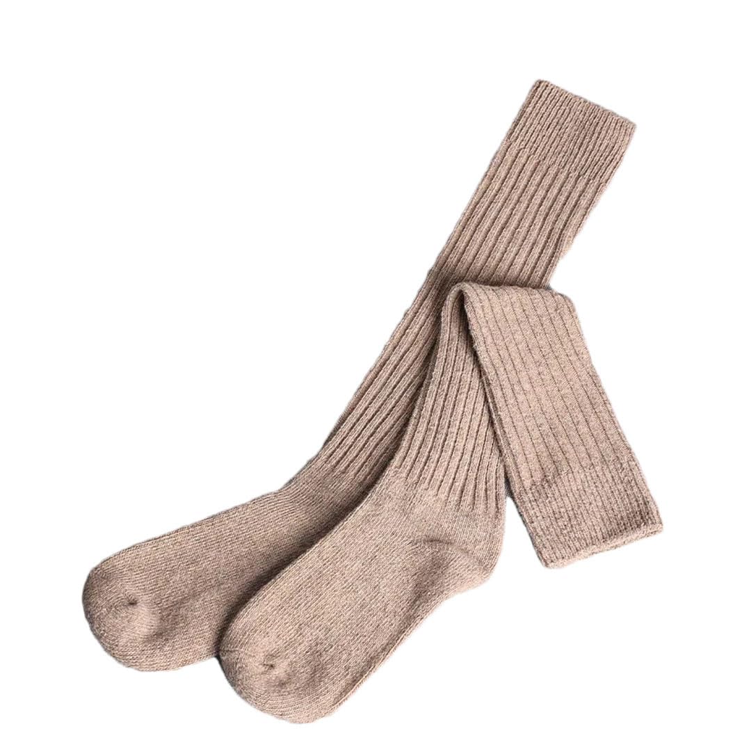 Tdvcpmkk Damen Lange Socken Kaschmir Stiefelsocken Overknee Socken Enge Lässige Baumwolle Overknee Flauschige Lange Kniestrümpfe Stiefelsocken Beinabdeckungen von Tdvcpmkk