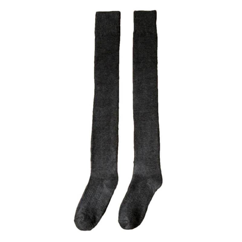 Tdvcpmkk Damen Plüsch Verdickte Strümpfe Winter Warme Mitte Wade Strümpfe Retro Wolle Kaschmir Nahtlose Schneesocken Oberschenkel Socken von Tdvcpmkk