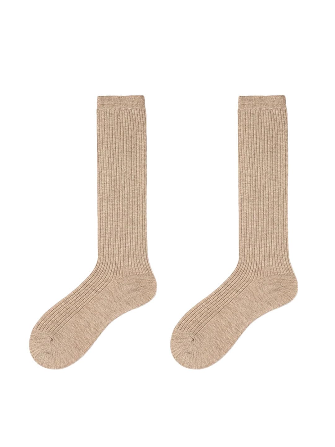 Tdvcpmkk Damen Wollmischung Wadenstrümpfe Gestrickte Lange Socken Gerippte Winter Warme Lässige Hohe Socken 1 Paar Weiche Weihnachtssocken von Tdvcpmkk