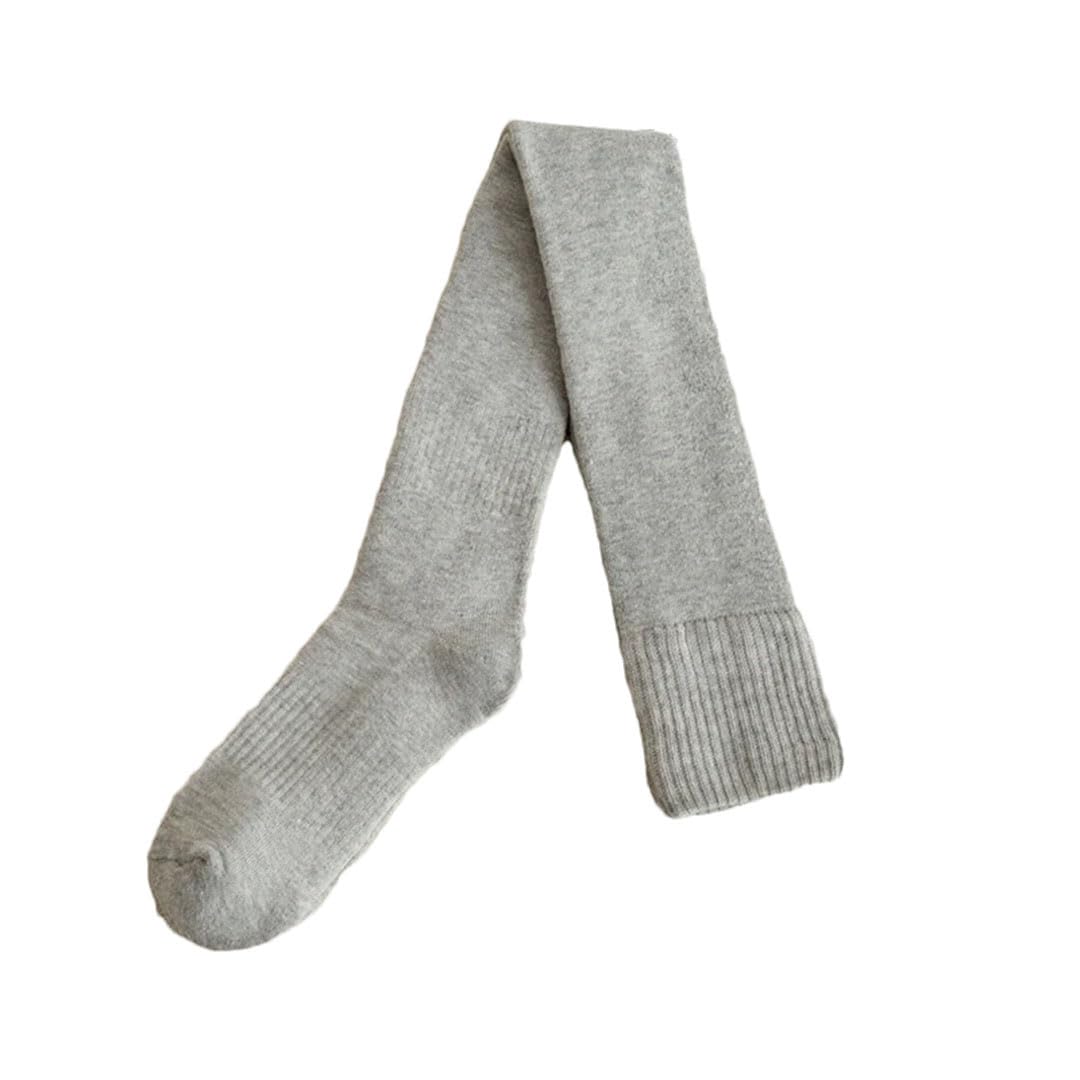 Tdvcpmkk Lange Overknee-Socken für Damen, dick, warm, lange Socken, lässig, einfarbig, Winter-Plüsch-Thermosocken, Damenstrumpf von Tdvcpmkk