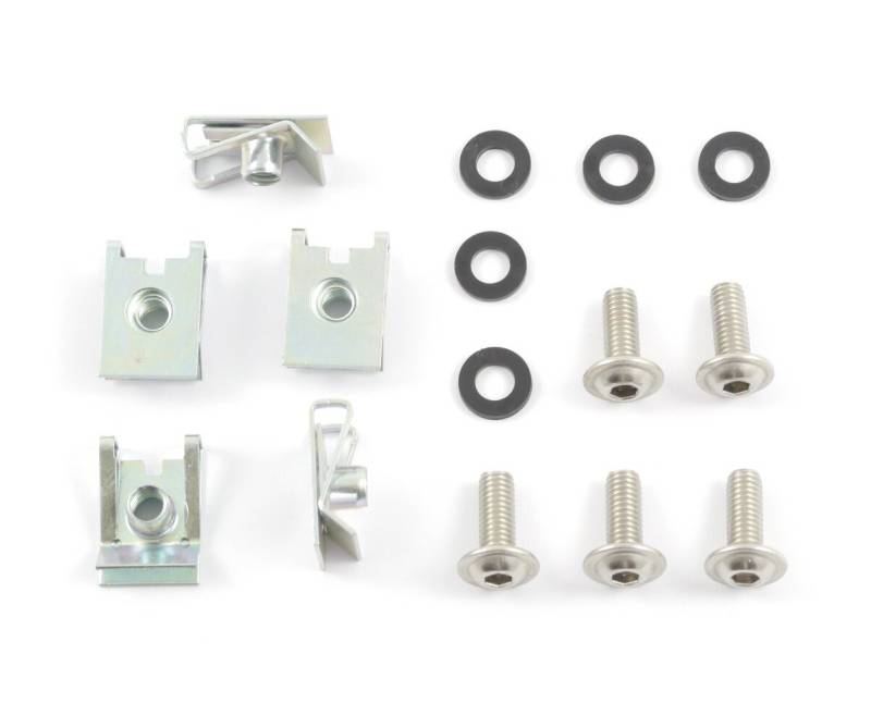 Tech-Parts-Koeln Motorrad Verkleidungsschrauben + Klemmen/Clips M6 Schrauben - 6x20mm von Tech-Parts-Koeln