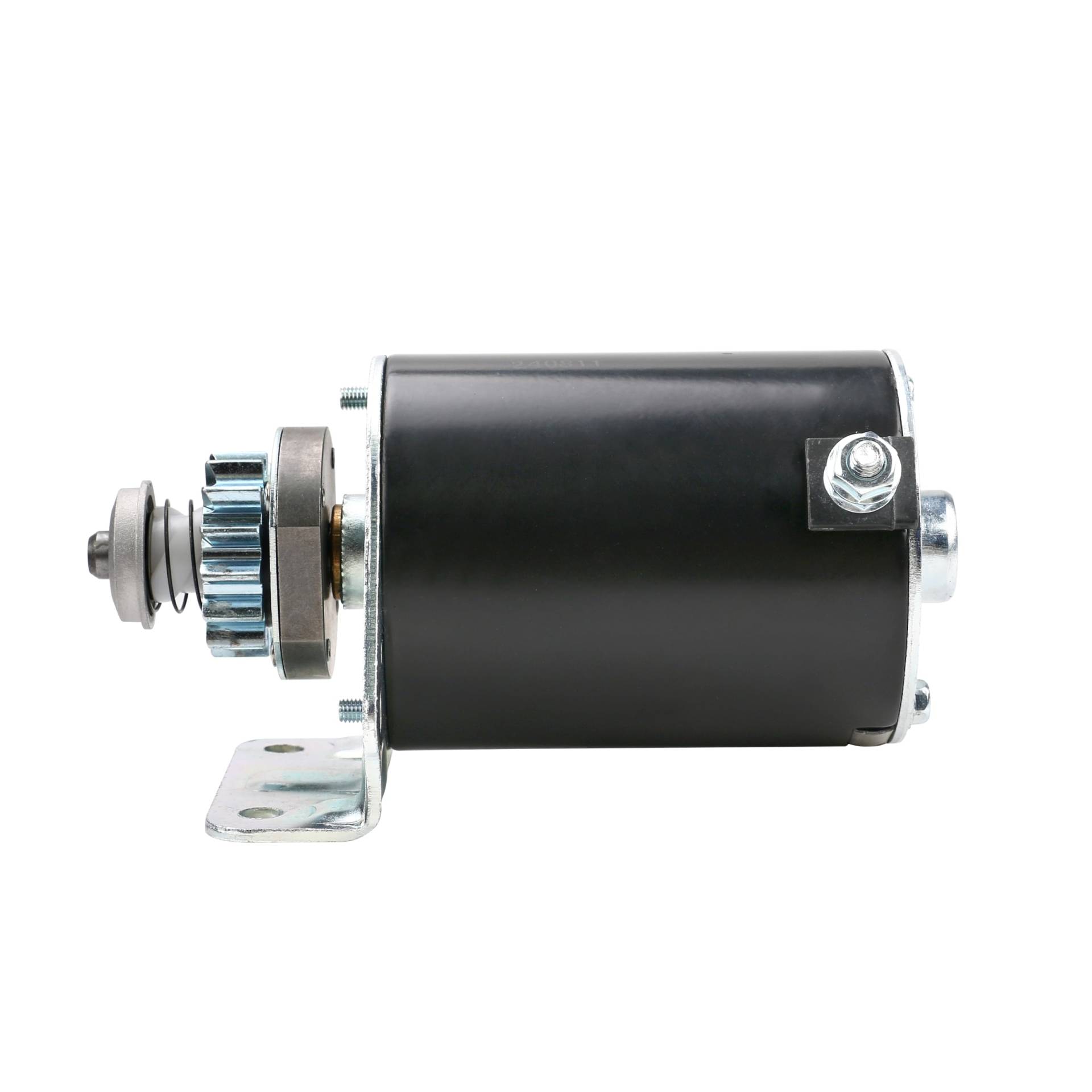 Techie Starter Motor Ersatz für 593934 693551 030221 LG693551 BS693551 SBS0029, passend für Cub Cadet 14,5 16 16,5 17 17,5 18 18,5 HP John Deere New Holland Toro 18,5 PS Stahl mit 4 Zähnen. Getriebe von Techie