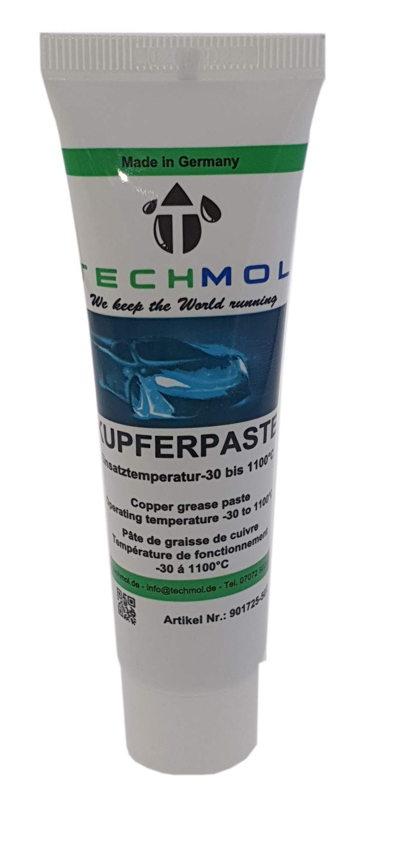 Techmol Kupferpaste Kupferfett Anti Seize 50g von Techmol