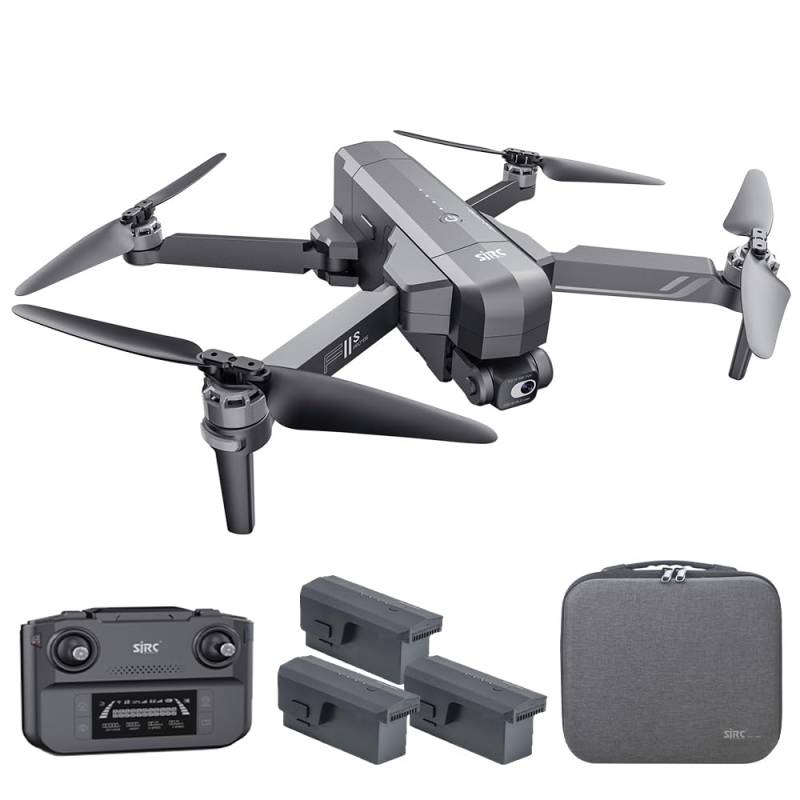 Teeggi SJRC F11S 4K PRO+ Drohne mit Kamera 4K HD für Erwachsene, 6km Kontrollabstand, 2-Achsen Gimbal, 30 Minuten Flugzeit, Bürstenlosen Motor Dron, Professioneller RC Quadcopter, 3 Batterien von Teeggi