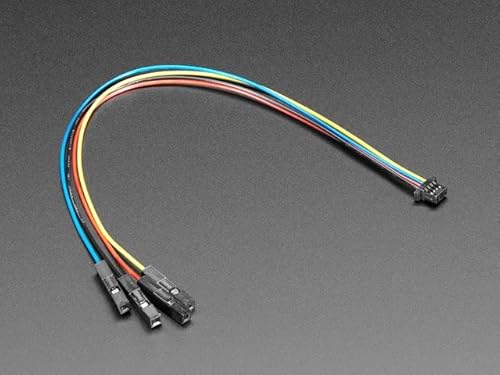 Adafruit Zubehör STEMMA QT/Qwiic JST SH 4-Pin Kabel mit Premium-Buchsen - 150 mm Lang von Teensy