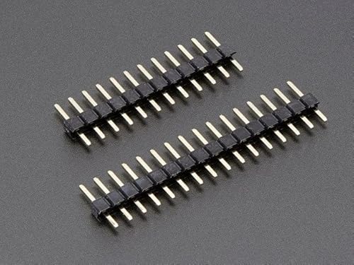 Adafruit Zubehor Short Feather Male Headers - 12-pin and 16-pin Male Header Set von Teensy