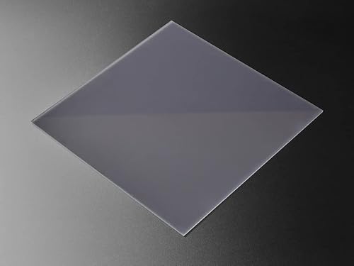 Schwarze LED-Diffusions-Acrylplatte 12" x 12" - 0,1" / 2,6mm dick von Teensy