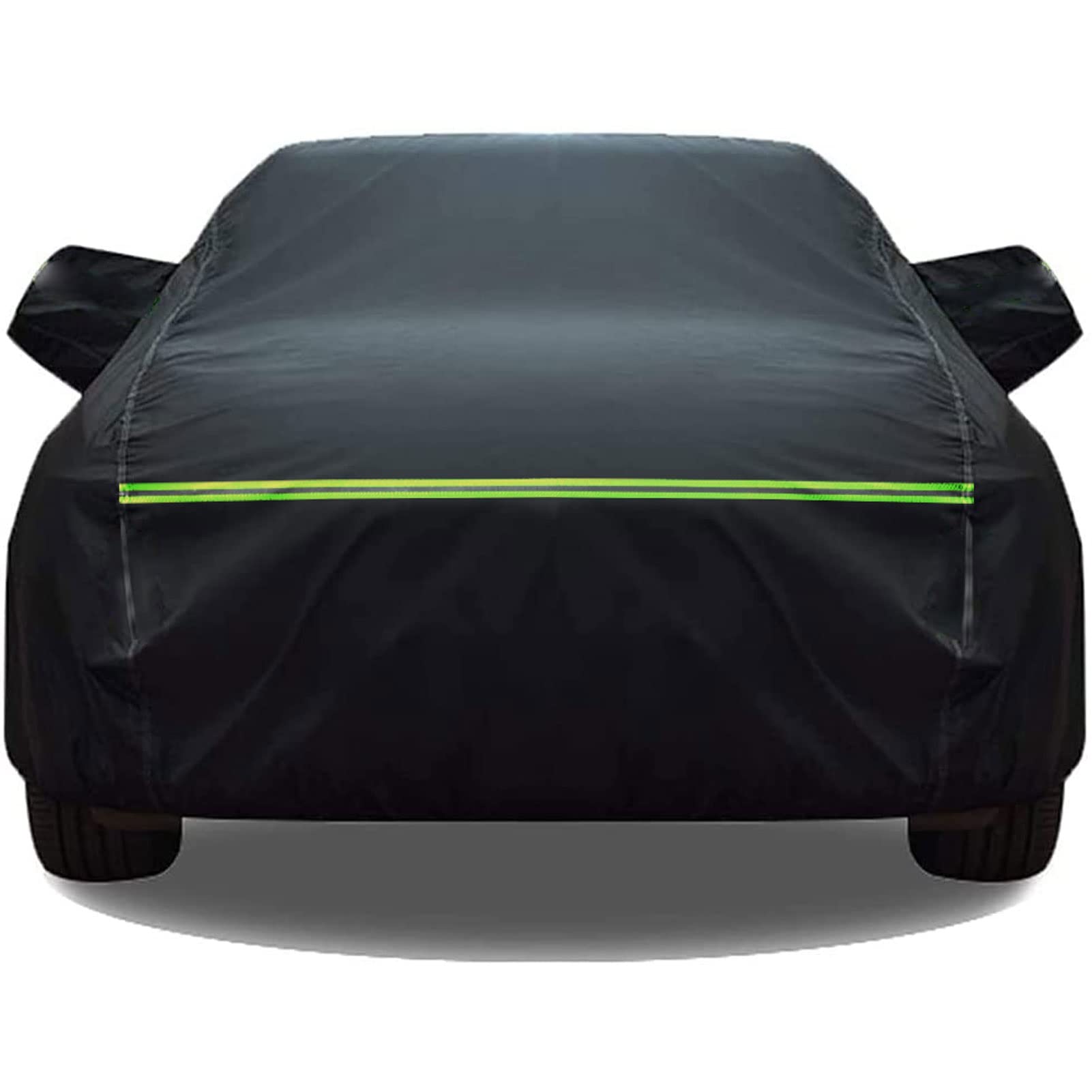 Auto Abdeckplane für Dodge Challenger Scat Pack 392 Widebody,Volle Abdeckung für den Außenbereich Zum Schutz Vor Sonne, Regen Und Staub,Staubschutz Mit Reißverschluss Und Windkordel von Tefebatu