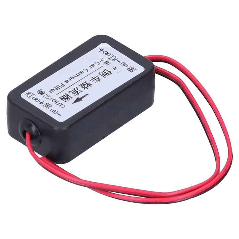 12V Rückfahrkamera Gleichrichter Power Relais Kondensator Filter Anti Interferenz Auto Kamera Filter für Rückansicht von Tefola