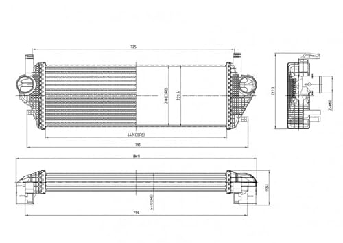 LADELUFTKÜHLER, HART 644 160, FÜR JEEP GRAND CHEROKEE IV WK, WK2 von Teilerenner