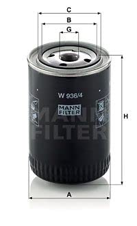 ÖLFILTER, MANN-FILTER W 936/4 von Teilerenner