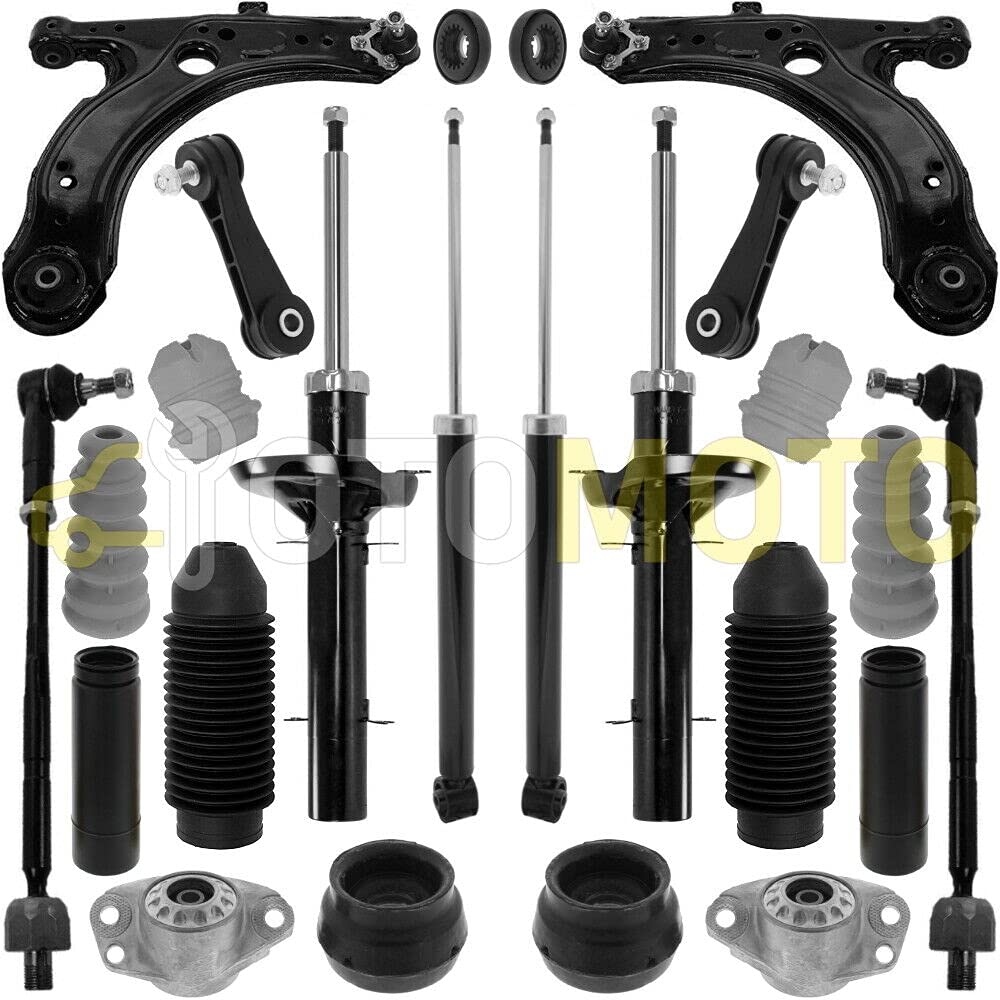 Teilex Germany Audi A3 8L 96-03 Querlenker Set 20-teilig, Front, Steuerarm, Control Arm Set, 2504288031, 79899031, A3, Front von Teilex Germany