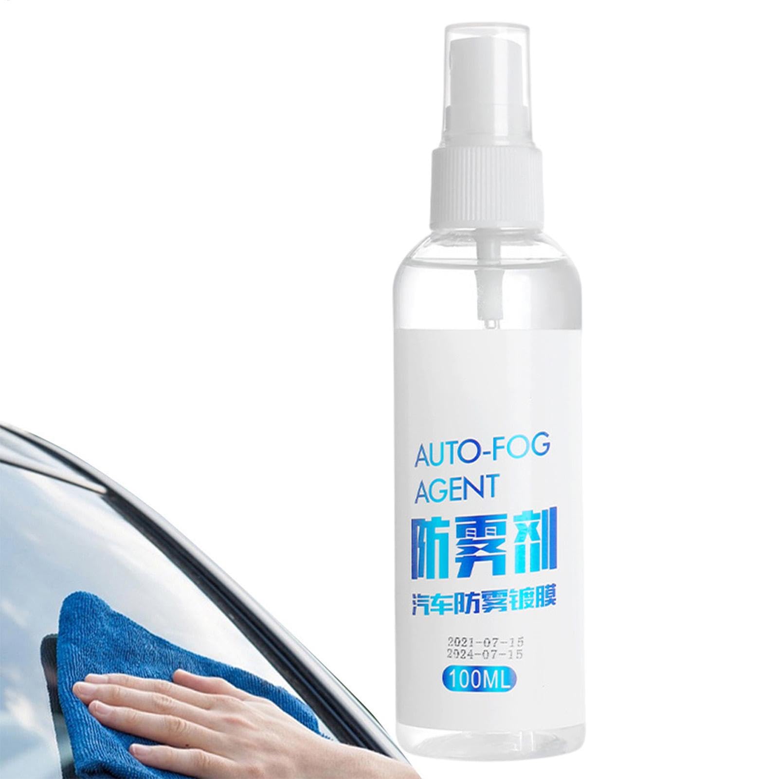 Teksome Auto Anti -Nebel, Anti -Nebel -Spray für Windschutzscheibe, Autoglas hydrophobischer Schutz, Regenfester Anti-Fog-Sehspray Spray Spray Langlastendes Auto-Reinigungszubehör für Glaswindscheibe von Teksome