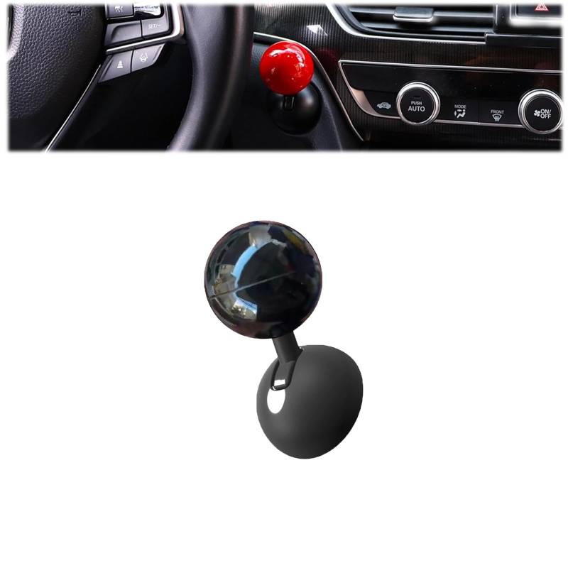 Car Push to Start Button Rocker, One Touch Start Lever, Push to Start Button Cover (Black) von Tencipeda