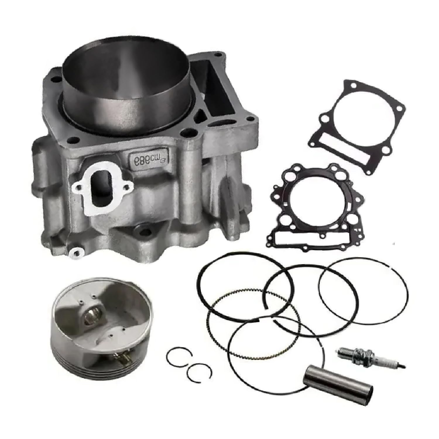 Tendparts 5KM-11310-00-00 3YF-11181-00-00 Zylinderkolbendichtung Top End Rebuild Kit Kompatibel mit Yamaha All Terrain Fahrzeugen Kompatibel Rhino 660 Kompatibel mit Raptor 660R 2001-2005 von Tendparts