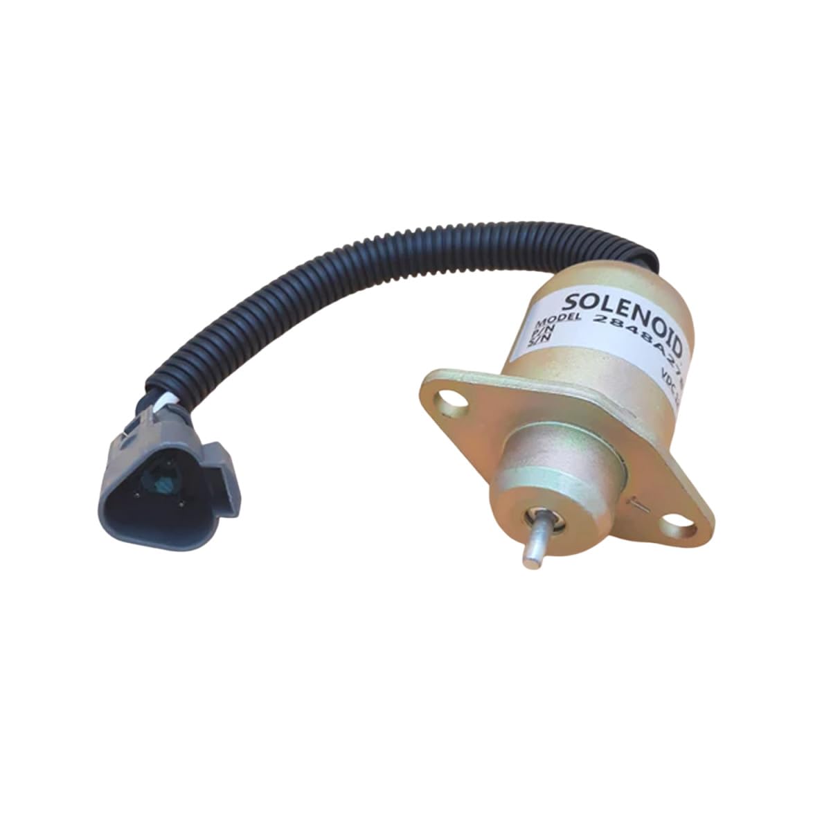 Tendparts Fuel Shutoff Stop Solenoid 12V 1727209 2848A278 Compatible with Caterpillar Engine 247 257 3034 216 228 236 248 267 277 287 906 3024C Compatible with Hyster UB704 von Tendparts