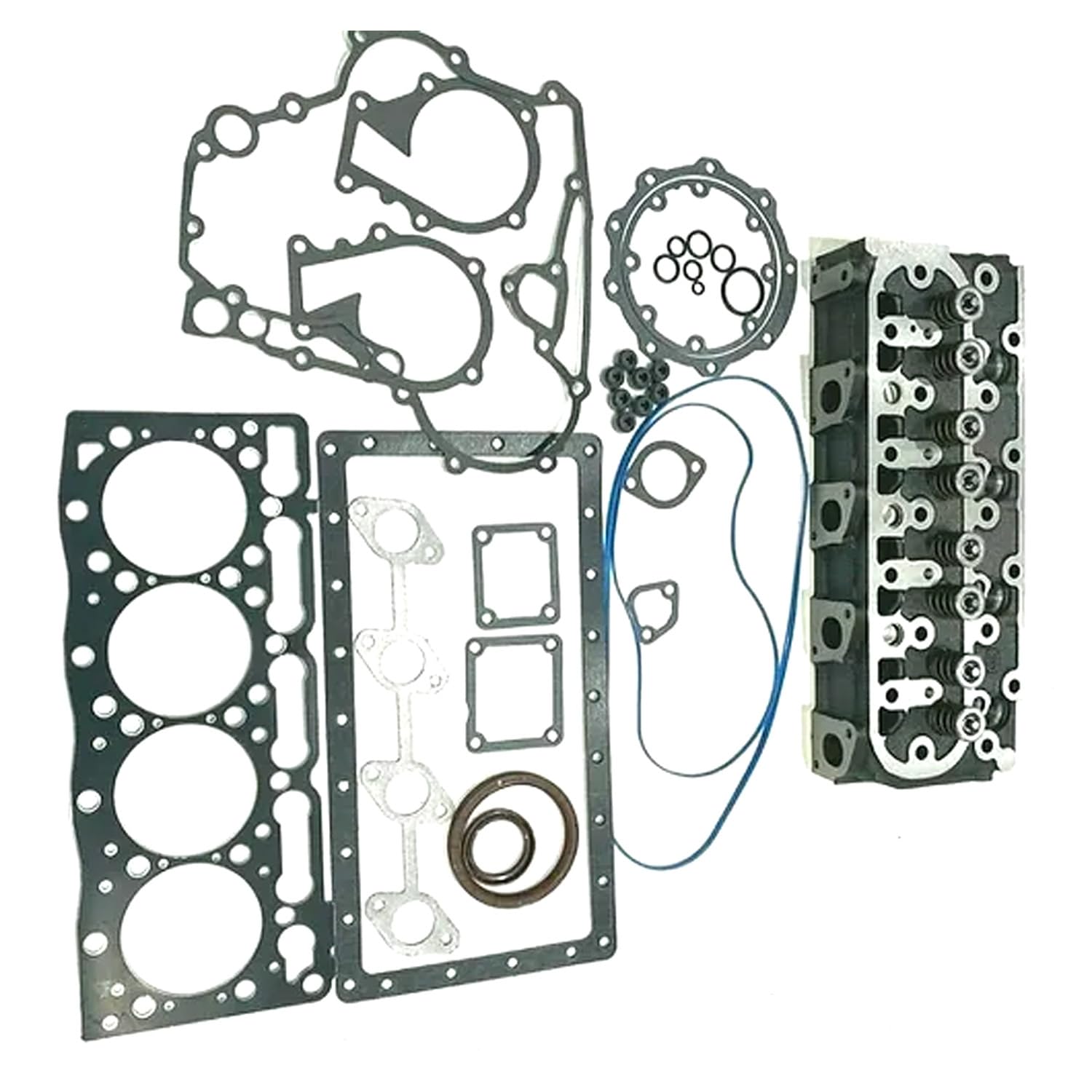 Tendparts Kompletter Dichtungssatz, kompletter Zylinderkopf, kompatibel mit Kubota-Traktoren B3030HSD B3030HSDC Motor V1505 von Tendparts