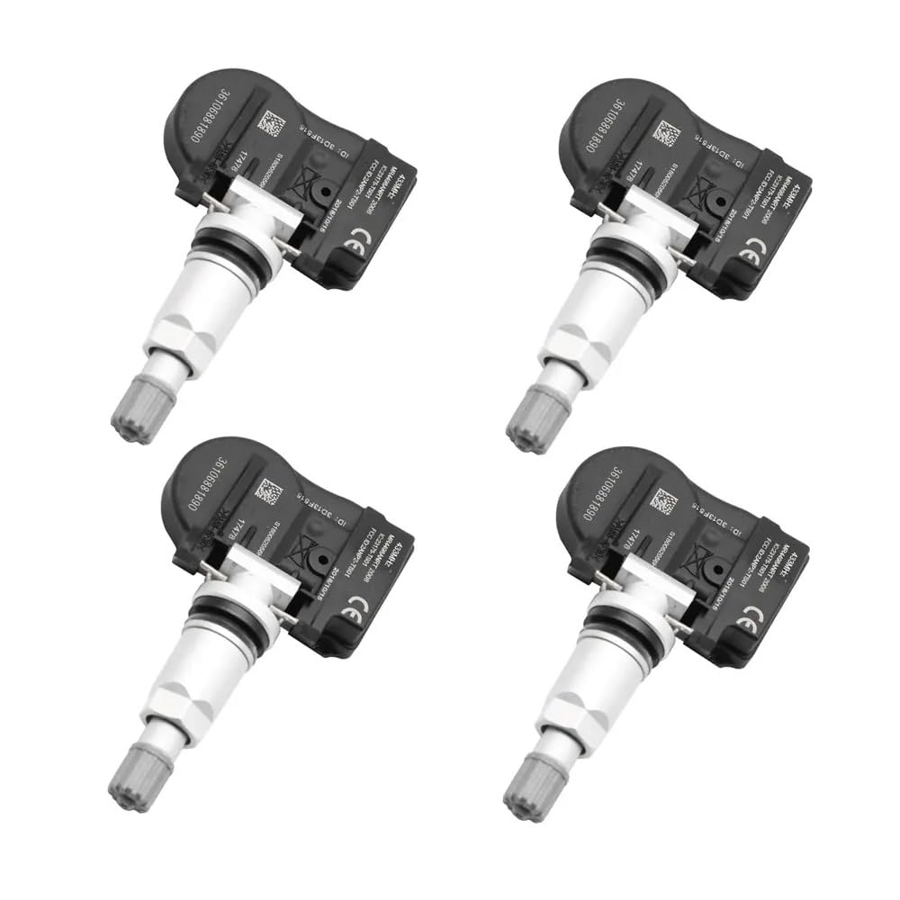 6855539 70735510 Reifendruckkontrollsystem Sensor für BMW F20 F21 F22 F23 F30 F31 F34 F45 F46 F80 F87, Autoersatzteile (4er Pack) von Tenlang