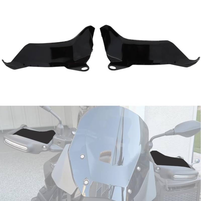 Motorrad Handschützer Handschild Protektor Handschutz Protektor Zubehör für BMW R 1300GS R1300 GS R 1300 GS R1300GS r1300gs 2023 2024 Motorrad Lenker Windabweiser (Schwarz) von Tenlang