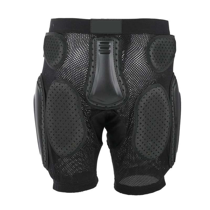 Tenpac 3D Gepolsterte Shorts Schutz Hüftpolster, Snowboard Skating Skifahren Radfahren Schutzausrüstung Schutz, Multifunktions Sport Radfahren Hüftpolster Schutzhose Schutzausrüstung für(Black M) von Tenpac