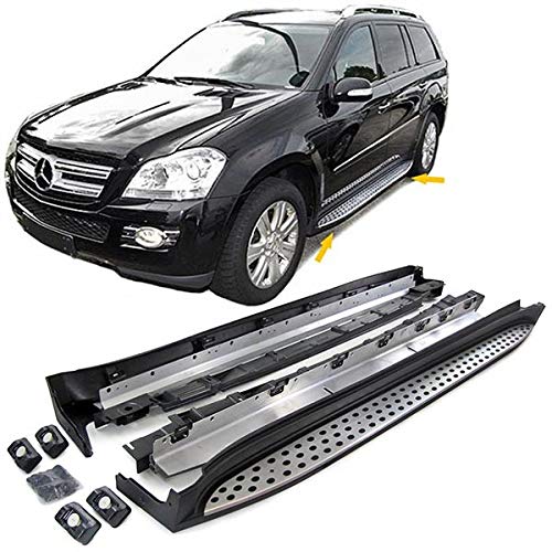 Alu Trittbretter Flankenschutz OE Style mit ABE für Mercedes GL X164 06-12 von Tenzo-R