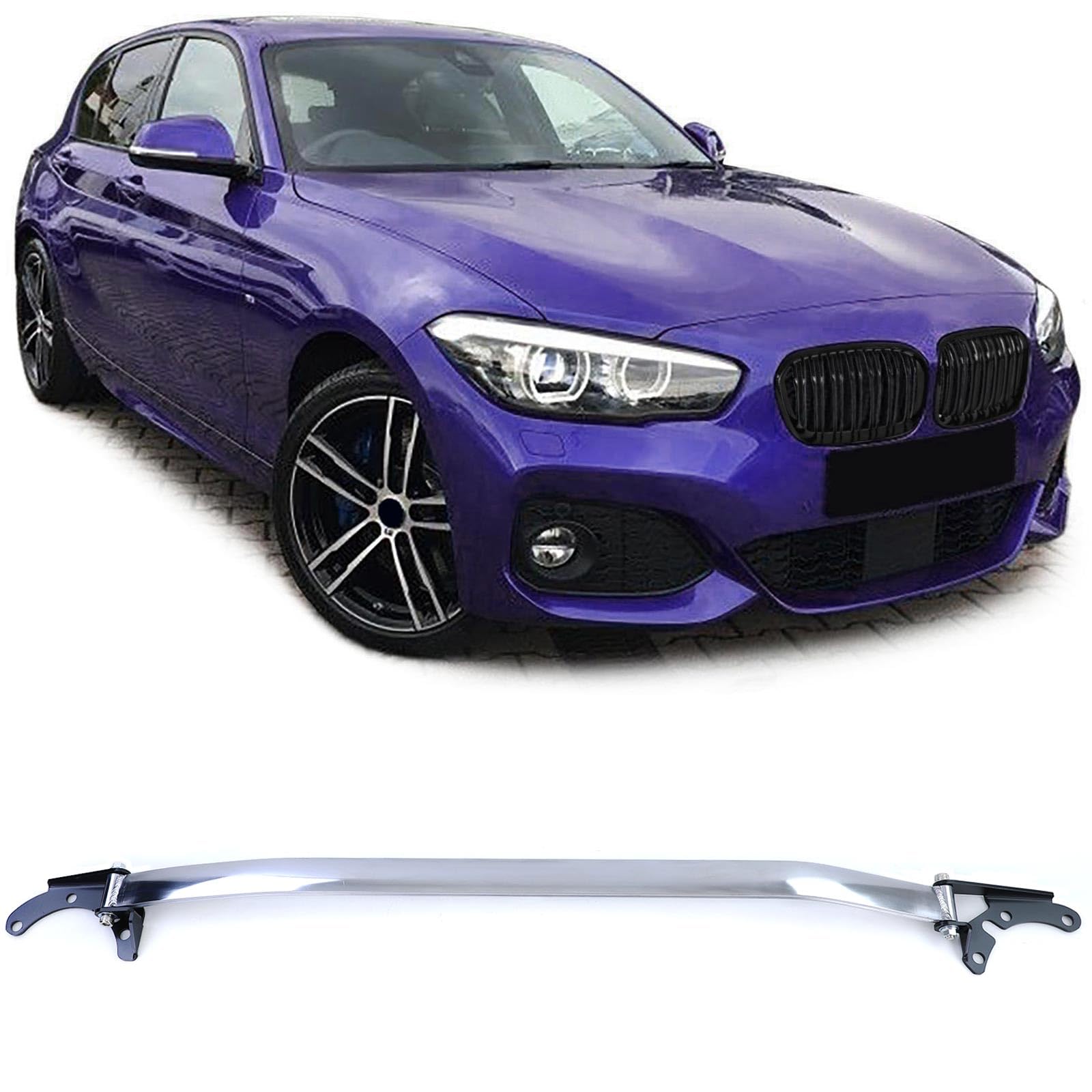 Aluminium Domstrebe Perfomance 3tlg passend für BMW 1er F20 F21 10-19 von Tenzo-R