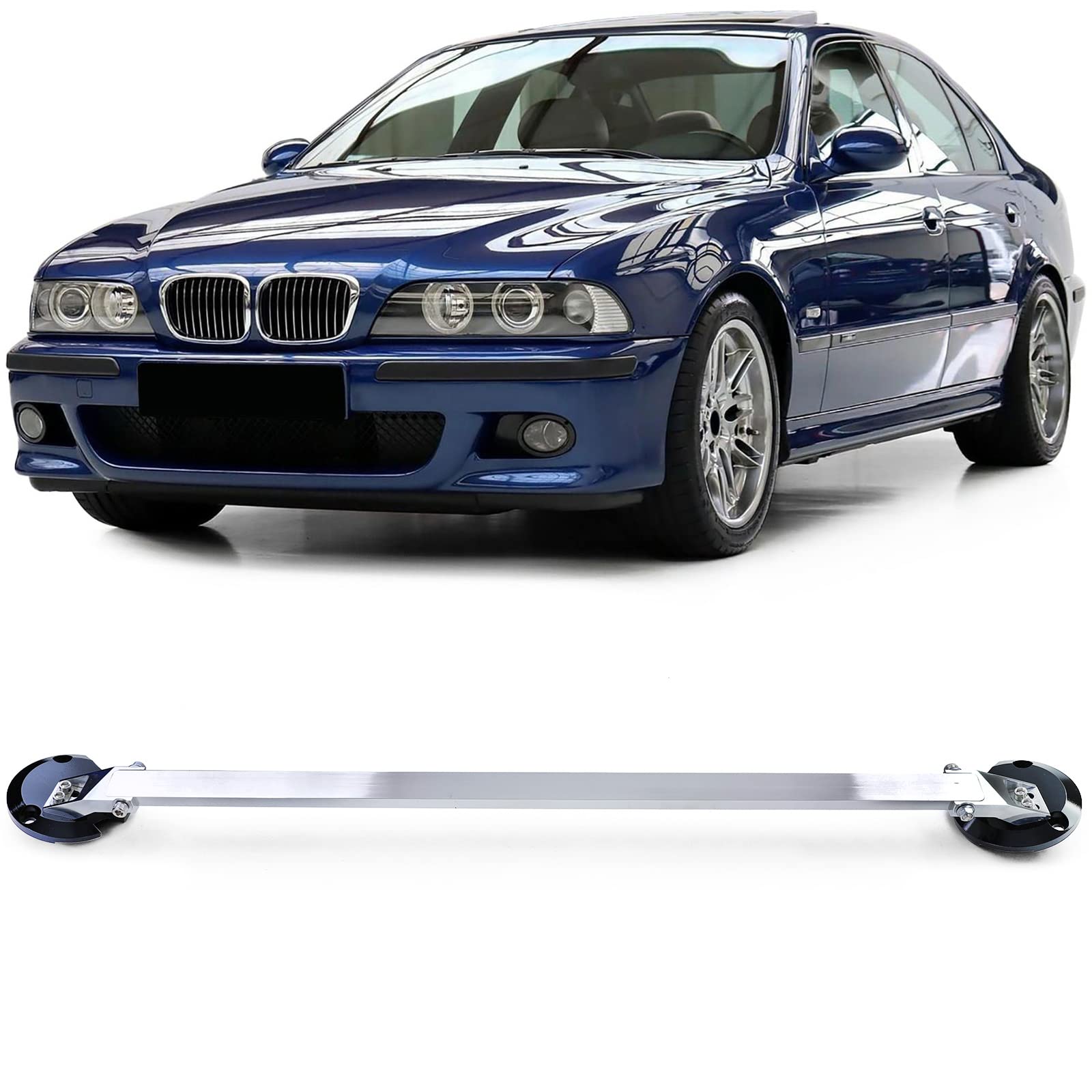 Aluminium Domstrebe Perfomance 3tlg passend für BMW 5er E39 Limo Touring 95-03 von Tenzo-R