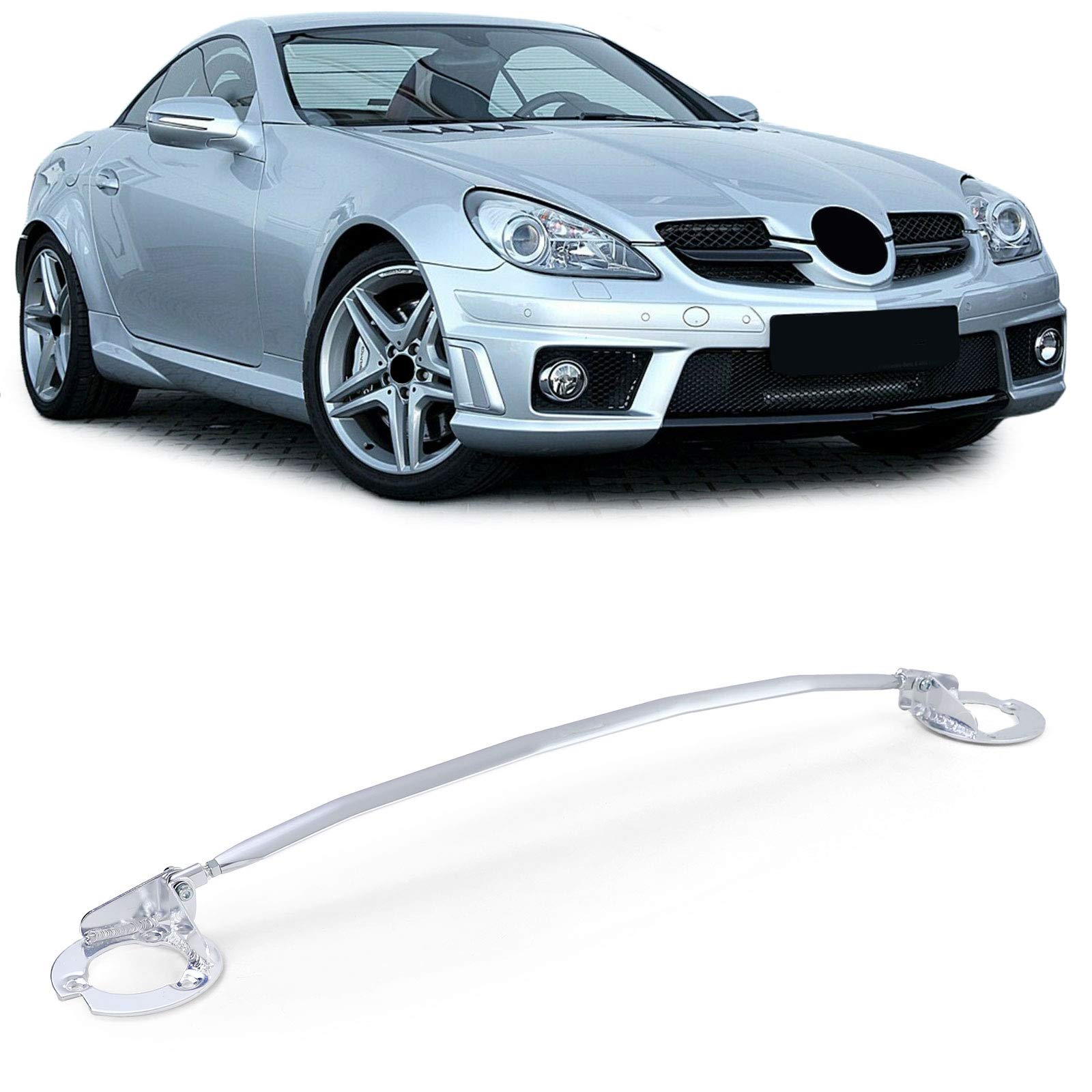 Aluminium Domstrebe vorne 3tlg verstellbar für Mercedes SLK R171 04-11 von Tenzo-R