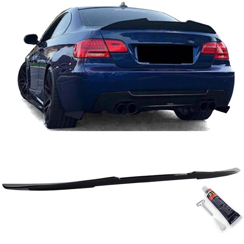 Ducktail Heckspoiler Schwarz Glanz passend für 3er BMW E92 Coupe 06-13 von Tenzo-R