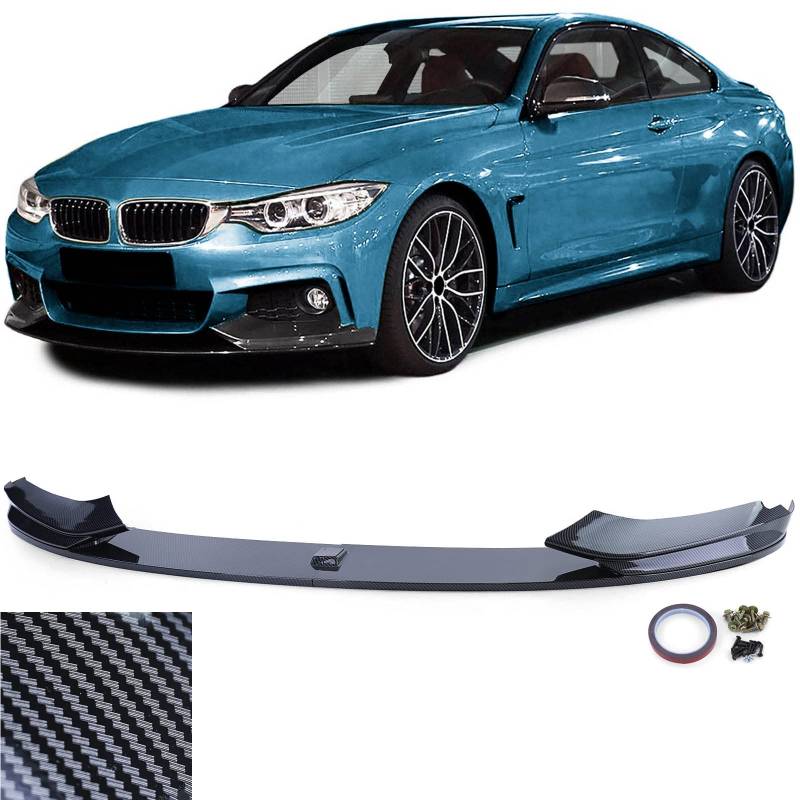 Front Spoiler Lippe Performance Carbon Look passend für BMW 4er F32 F33 F36 von Tenzo-R