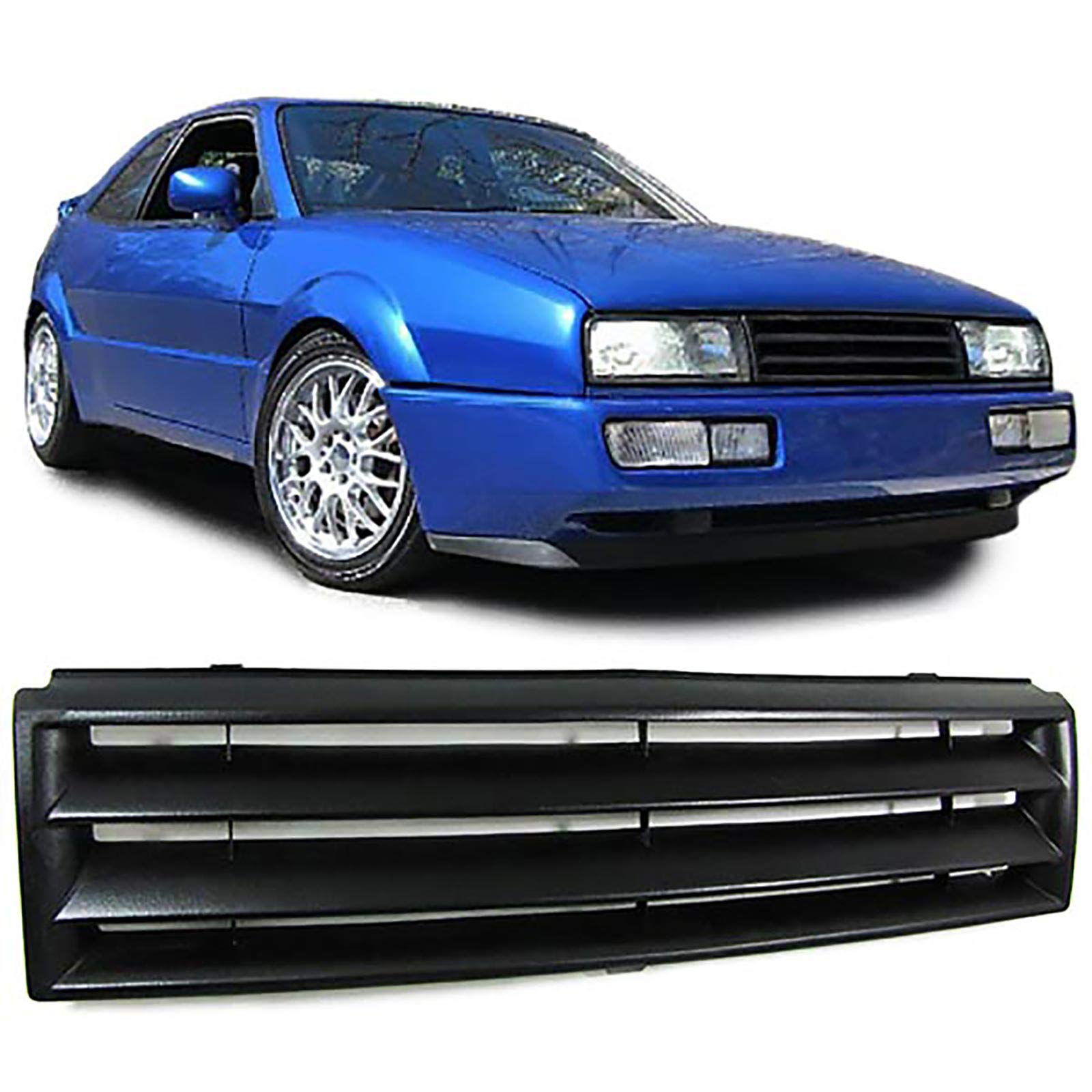 Grill Kühlergrill ohne Emblem Sportgrill für VW Corrado 89-96 von Tenzo-R