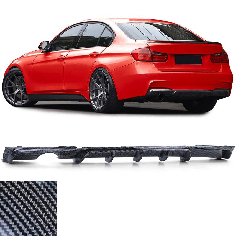 Heckdiffusor Performance Carbon Look passend für 3er BMW F30 F31 316 318 320 von Tenzo-R