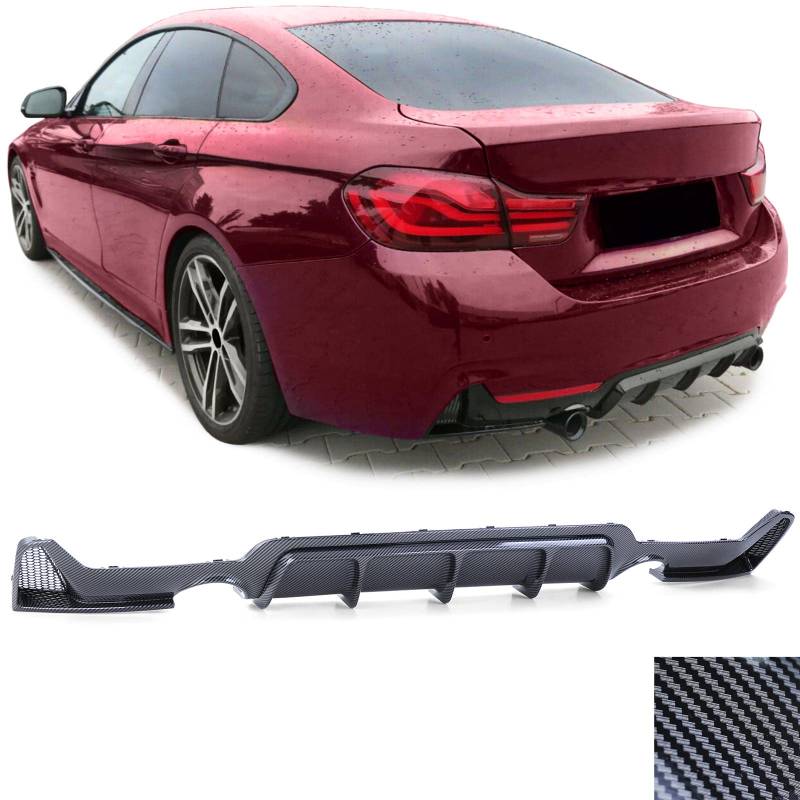 Heckdiffusor Performance Carbon passend für 4er BMW F32 F33 F36 435i 440i von Tenzo-R