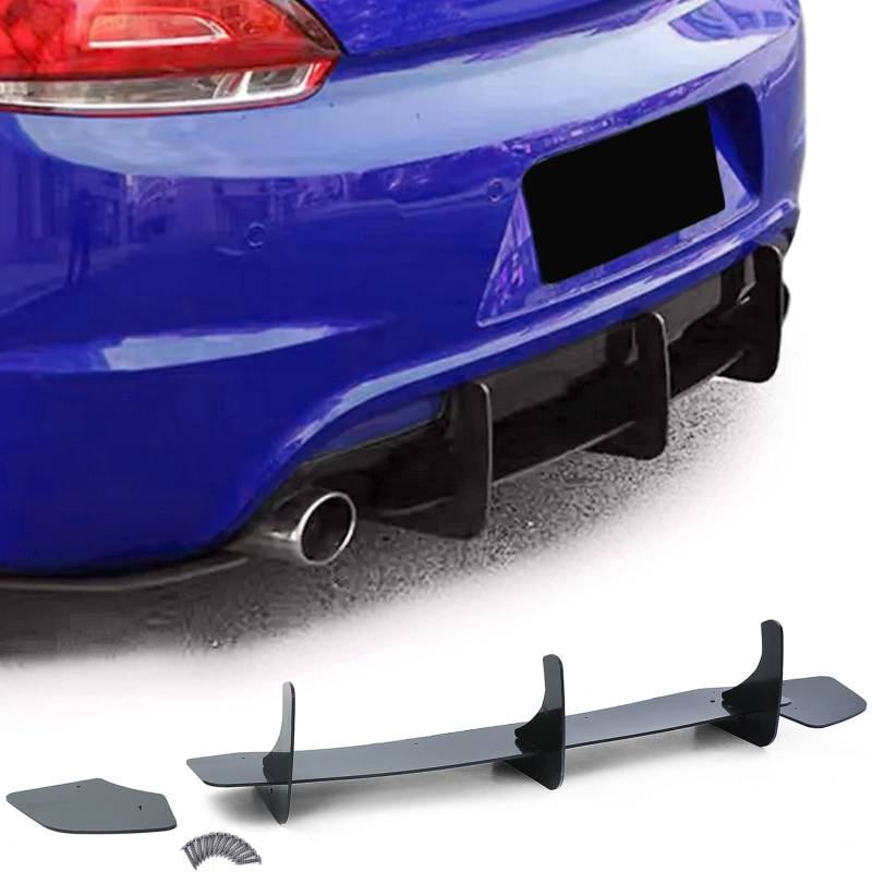 Heckdiffusor Splitter Heckansatz Performance für VW Scirocco 4 137 138 08-17 von Tenzo-R