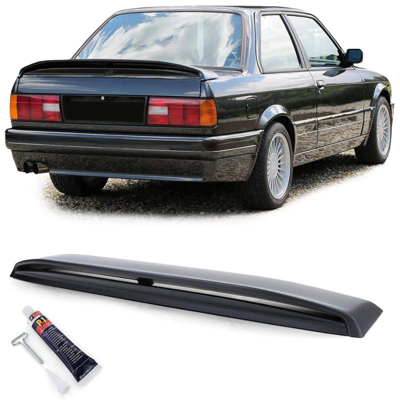 Heckspoiler Spoilerlippe Sport 2 mit ABE passt für BMW 3er E30 Limo Cabrio 82-93 von Tenzo-R