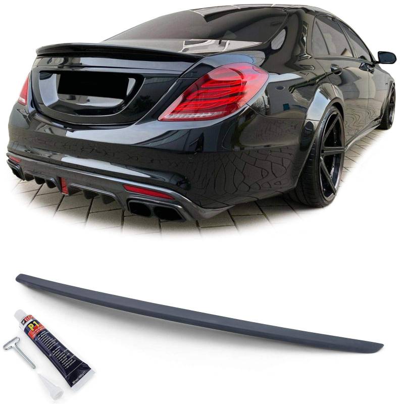 Heckspoiler Spoilerlippe Sport Optik mit ABE für Mercedes S Klasse W222 13-20 von Tenzo-R