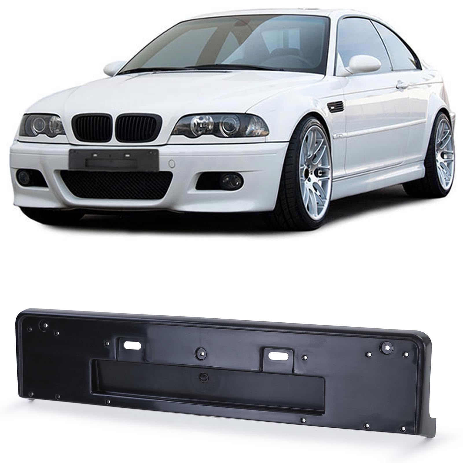 Kennzeichen Nummernschild Halterung vorne passend für BMW E46 M3 Stoßstange von Tenzo-R