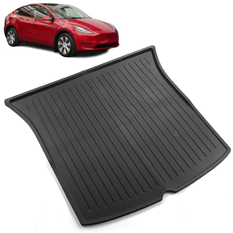 Kofferraummatte Wanne hinten PREMIUM LINE passend für Tesla Model Y von Tenzo-R