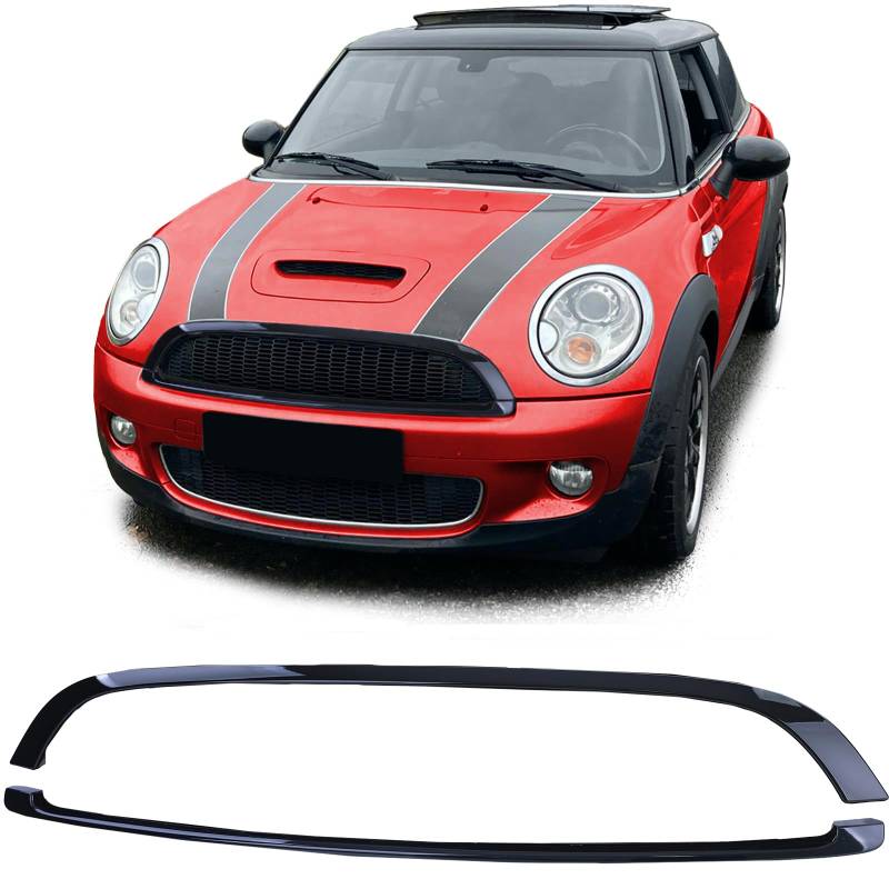 Kühlergrill Leisten Schwarz Glanz Set für Mini One Cooper JCW R56 R57 R58 R59 von Tenzo-R