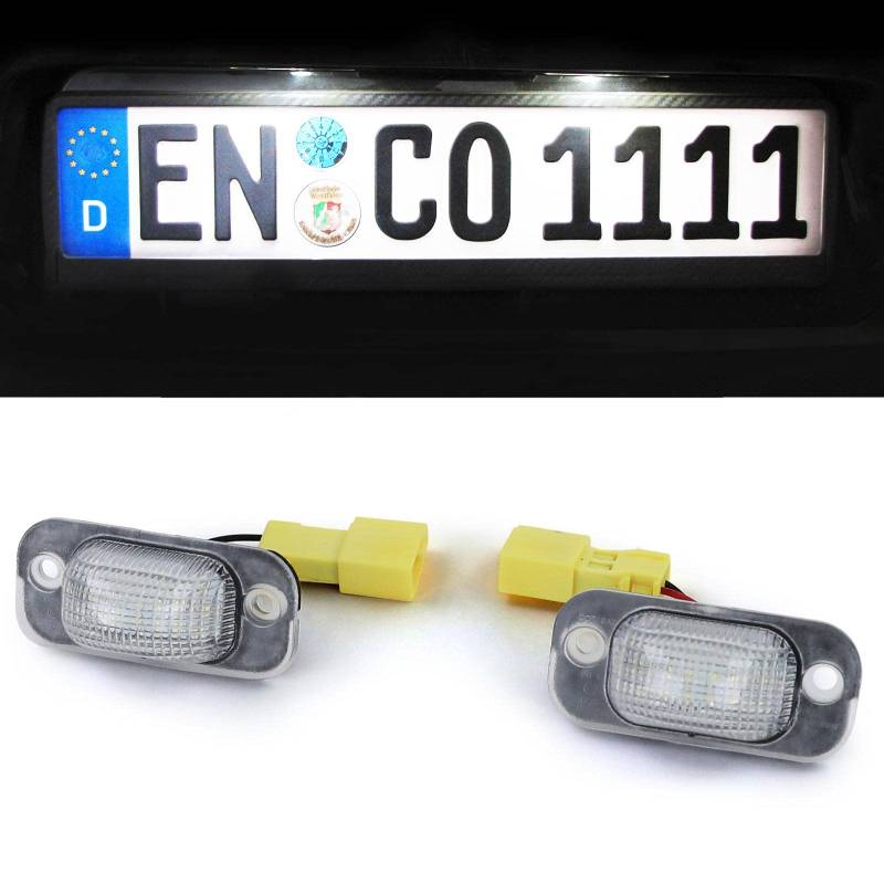 LED Kennzeichenbeleuchtung Weiß 6000K für Seat Toledo 1 1L 91-99 von Tenzo-R