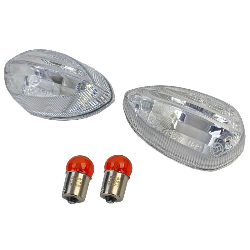 Motorrad Blinkergläser Blinker Klarglas für Yamaha TDM 900 2002-2011 von Tenzo-R